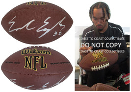 Emeka Egbuka Ohio State Buckeyes signed NFL football proof COA autographed - £152.72 GBP