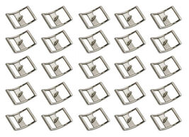 Lot of 25 Conway Buckles 7/8&quot; Nickel Horse Saddle Headstall Reins Tack 4... - $551.09 MXN
