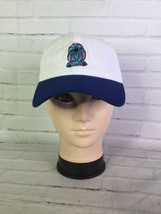 Disney Lilo and Stitch Logo White Blue Two Tone Dad Cap Hat Adjustable S... - $13.85