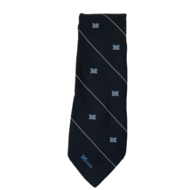 Vintage University Of Maine Black Bears M Logo Necktie Alumni Tie - $468.93 MXN