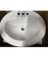 Project Source Drop-In Bathroom Sink Model #328882, White - €25,16 EUR