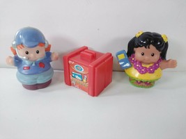 Fisher Price Little People Airport Pilot, Hawaiian Figure, Red Luggage Accessory - £6.17 GBP