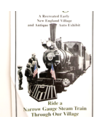 2000 Boothbay Railway Village Railroad Brochure Vintage Maine Pamphlet F13E - $366.69 MXN