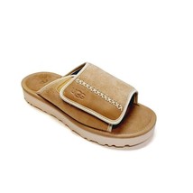 UGG Goldencoast Slide Suede Slip On Sandal Mens Size 11 Sand Santorini Beige - £55.67 GBP