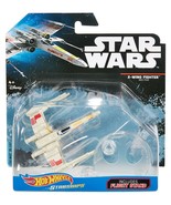 Star Wars Hot Wheels Starships - Red Five X Wing Fighter Open Wings  - $361.56 MXN