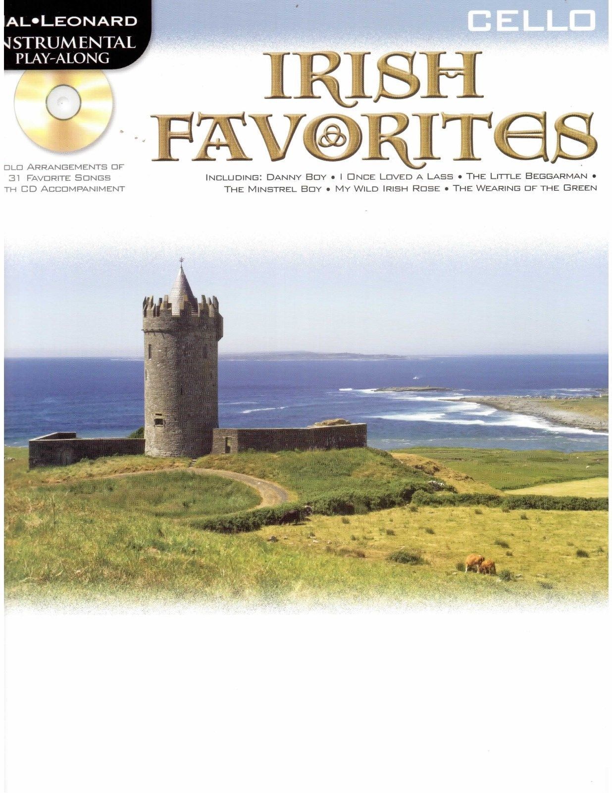 Irish Sheet Music Easy Cello Danny Boy, Red is the Rose, Wild Rover, Fog... - $12.34