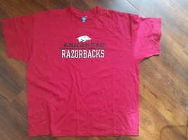 ARKANSAS RAZORBACKS short sleeve T shirt NCAA ARKANSAS RAZORBACK T-SHIRT 3X - £11.77 GBP