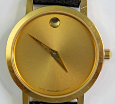 MOVADO 87.A1.832 Quartz Gold Petite Women&#39;s Wristwatch - £62.24 GBP