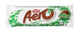 48 full size AERO PEPPERMINT Chocolate Candy Bar Nestle Canadian 41g each - £54.55 GBP