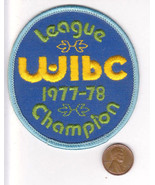 Vtg WIBC League Champion 1977-78 Patch-Blue-Oval-Womans Bowling-Embroide... - £10.29 GBP