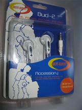 Hot Shot Bud 2 Stereo Headset Bud 2 for iPods  + OTHER Audio Players NEW - £6.25 GBP