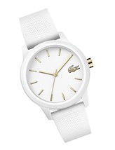 Quartz Watch with Rubber Strap, White, 18 - £277.44 GBP