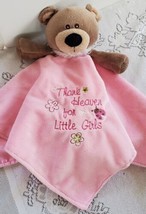 Baby Starters Thank Heaven For Little Girls Teddy Bear Lovey Security Blanket - £12.36 GBP