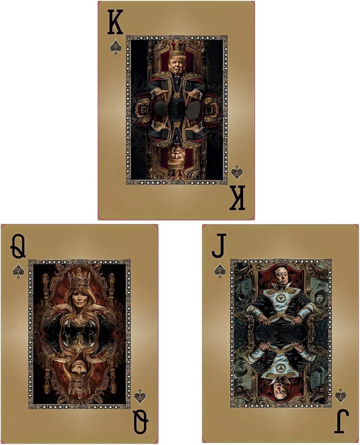 3 pk Trump Family Poker Playing Cards Premium Collector Decks 52 cards +2 jokers Item image 7
