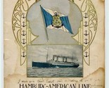 Hamburg American Line 1905 S S Moltke Passenger List  - $67.32