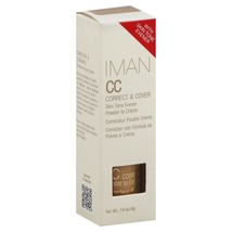 IMAN CC Correct & Cover Powder to Creme Concealer, Clay Medium 0.42 oz (4 g) - $12.99