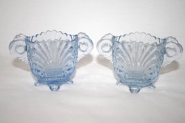 Cambridge Caprice Moonlight Blue Footed Individual Sugar  -SET OF 2-    #1415 - £27.97 GBP