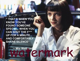 Pulp Fiction Mia Wallace &quot;That’s When You Know You’ve Found Someone&quot; Quote Photo - £4.43 GBP+