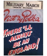 There&#39;ll Always Be An England, Vict&#39;ry Polka, Military March - Three War... - £7.87 GBP