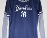 MLB New York Yankees Boys Long Sleeve Twofer Poly Hooded Sweatshirt Size... - $23.64