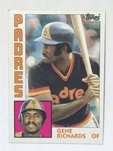 Gene Richards 1984 Topps #594 San Diego Padres MLB Baseball Card - £0.79 GBP