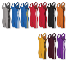 Adidas | aS102s | 3-Stripe Mens Wrestling Singlet | All Colors | All Sizes - £47.12 GBP