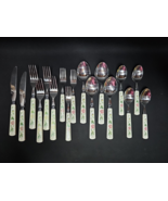Studio Nova Garden Bloom Flatware Set 17 Piece Stainless Floral Handle - €34,10 EUR