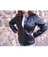 REDUCED Worthington Brand Black Leather Jacket RN93677 Size Medium - $196.00