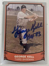 George Kell Signed Autographed 1988 Pacific Legends Baseball Card - Detroit Tige - £11.87 GBP