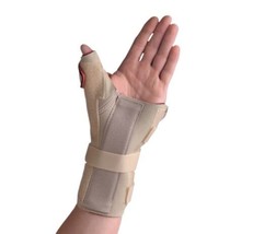 New Thermoskin Thermal Wrist Brace w/ Thumb Splint-size LG - LEFT HAND. ... - £12.26 GBP