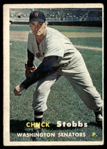 1957 Topps #101 Chuck Stobbs  VG-EX-B111R2 - £15.86 GBP
