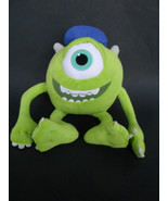 Disney Monsters Inc University Mike Wazowski Plush Green Pixar Wearing H... - $294.11 MXN