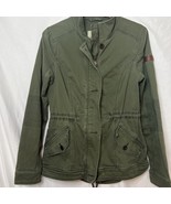 Hollister Military Jacket Womens Size M Green Front Pockets Long Sleeves... - $753.01 MXN