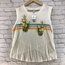 William Rast Consciously Crafted Womens Missy Sz L Tropical White Tank Top NWT - £12.46 GBP