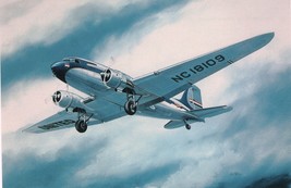 Framed 4&quot; X 6&quot; Painting of a 1935 United Airlines Douglas DC-3.  Hang or... - $10.84
