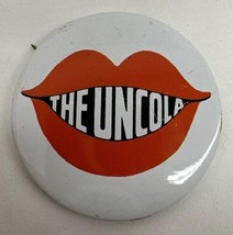 Vintage 7 Up The Uncola Hippy Style Lips Advertising Pinback Button - $9.85