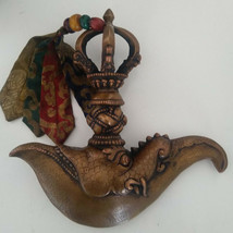Tibetan Buddhist Master Quality Artistic Copper Kartika 9&quot; - Nepal - £318.79 GBP