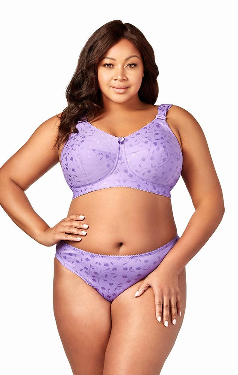 Elila Lingerie  Lilac 1305 Full Coverage Wireless Bra ~ Cup Sizes F - O