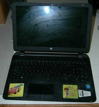 HP 15-f211wm 15.6&quot; Dead Laptop Computer - Black As Is Parts Repair Scrap Gold - £40.20 GBP