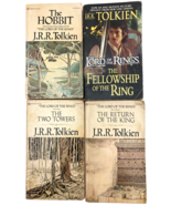 J.R.R. Tolkien The HOBBIT &amp; LORD OF THE RINGS Lot Set 1970s Ballantine P... - £18.61 GBP