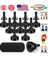10-Piece Heavy Duty Adjustable Leg Levelers with Felt Pads for Floor Pro... - $627.56 MXN
