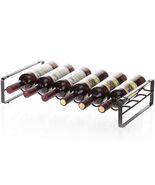 Tabletop Wine Storage Rack, Stackable Modular Design, Holds up to 6 Bottles - $21.79