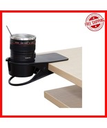 Innovative ABS Desk Clamp Cup Holder - Keep Your Drinks Secure &amp; Spill-Free - $21.78 CAD