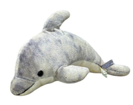 Aurora Bottlenose Dolphin Plush Stuffed Animal Soft Toy Gray Porpoise 12 Inch - £7.70 GBP