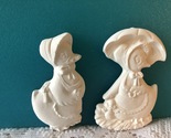 A2 - 2 Lady Ducks Magnets Ceramic Bisque Ready-to-Paint, Unpainted, You ... - £1.80 GBP