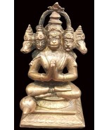 Panchmukhi Hanuman Idol In Pure Solid Copper - 5 Inches - $237.70 CAD