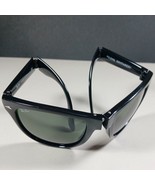 Ray Ban RB 4105 Black Folding Wayfarer Unisex Collapsible Sunglasses Italy - £70.35 GBP