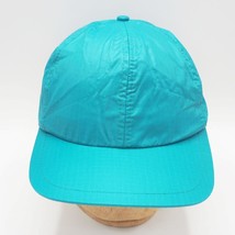Fahrenheit Wasserfest Ripstop Hut Kappe Strapback 1990&#39;s Mode Blaugrün - $45.42