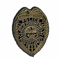 Pembroke Pines Florida Police Department Law Enforcement Plastic Lapel H... - $9.95