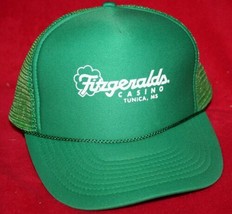 Vintage FITZGERALDS CASINO Tunica Mississippi Mesh Snapback Trucker HAT CAP - £7.77 GBP